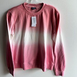 NWT $128 SPLENDID WOMEN SWEATER SMALL S BLUSHED FLEECE TIE DYE